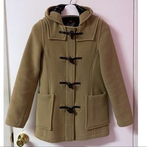 GLOVERALL short slim fit duffle coat - camel